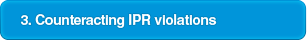 3. Counteracting IPR violations